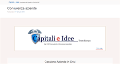 Desktop Screenshot of capitalieidee.com